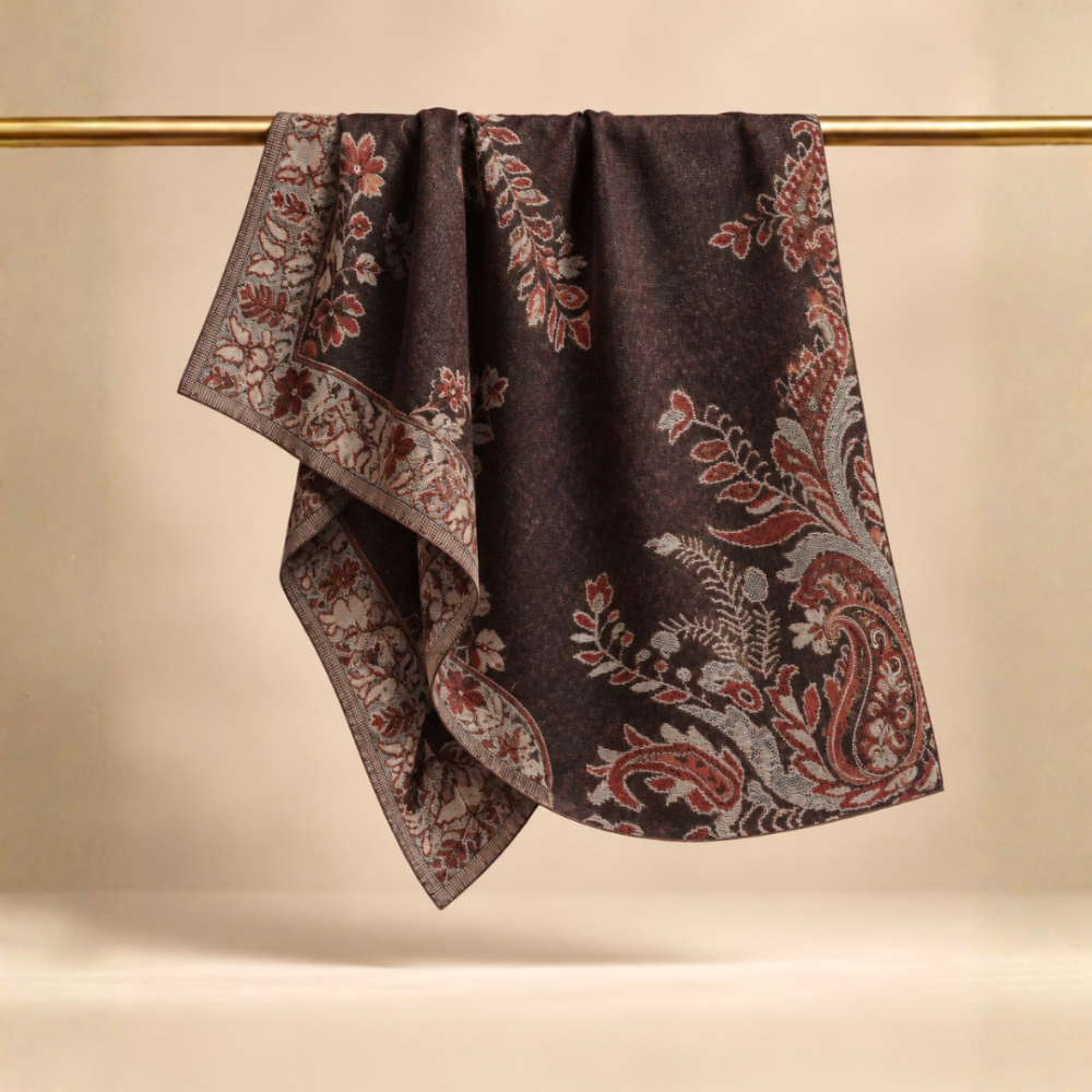 Foulard Pashmina Élégance d’Ébène