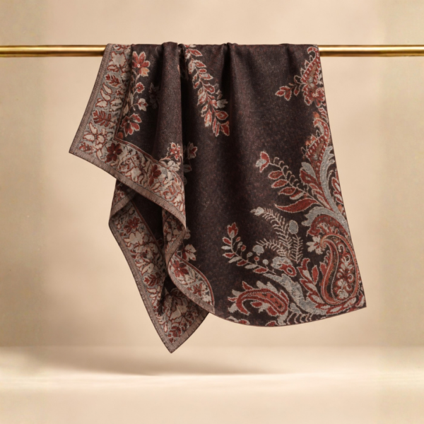 Foulard Pashmina Élégance d’Ébène