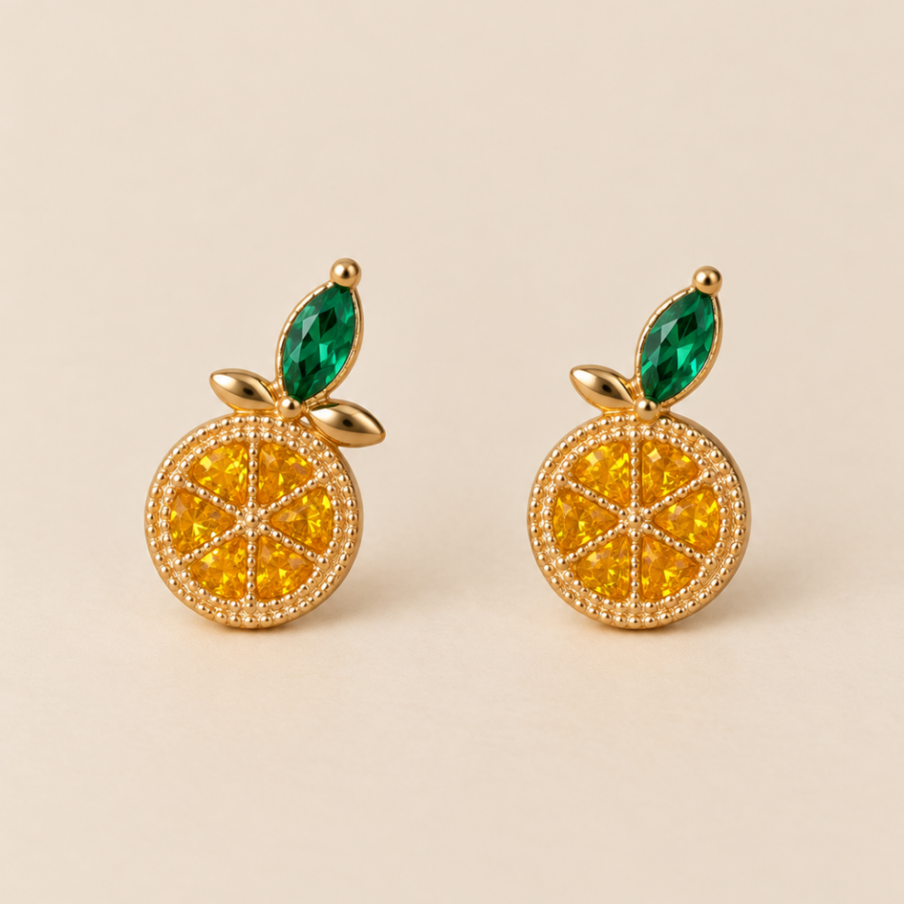 Boucles d’oreilles Éclat d’Agrumes