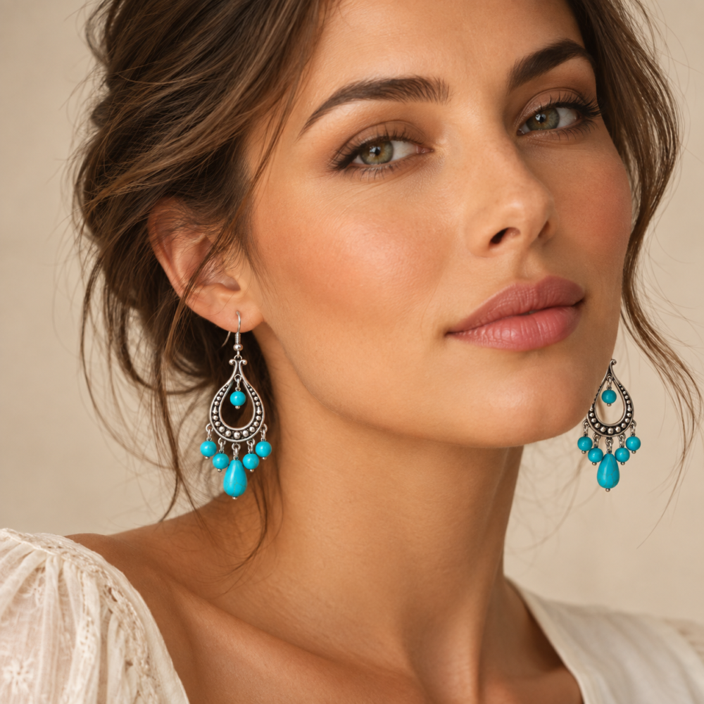 Boucles d’oreilles Éclat de Turquoise
